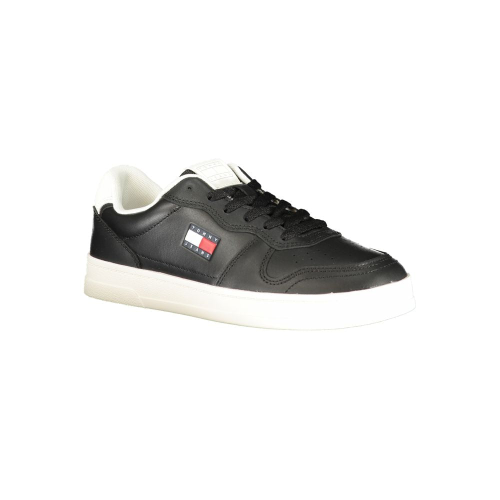 Tommy Hilfiger Black Polyurethane Women Sneaker - HBPS Beauty & Fashion