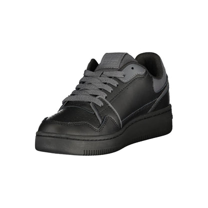 Tommy Hilfiger Black Polyurethane Women Sneaker - HBPS Beauty & Fashion