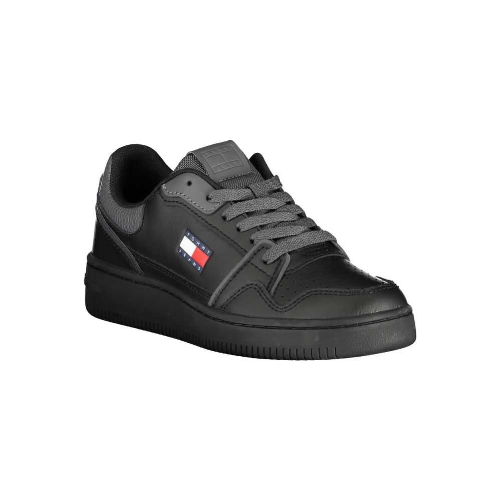 Tommy Hilfiger Black Polyurethane Women Sneaker - HBPS Beauty & Fashion