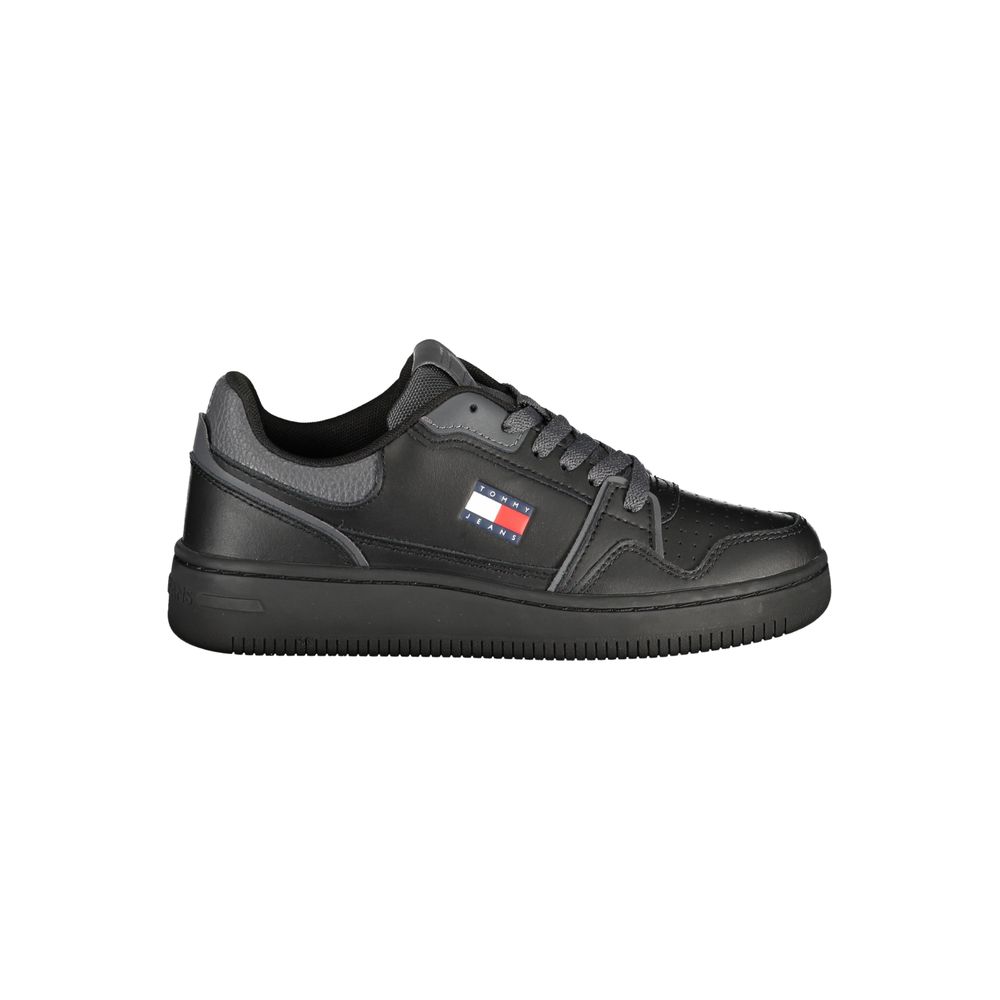Tommy Hilfiger Black Polyurethane Women Sneaker - HBPS Beauty & Fashion