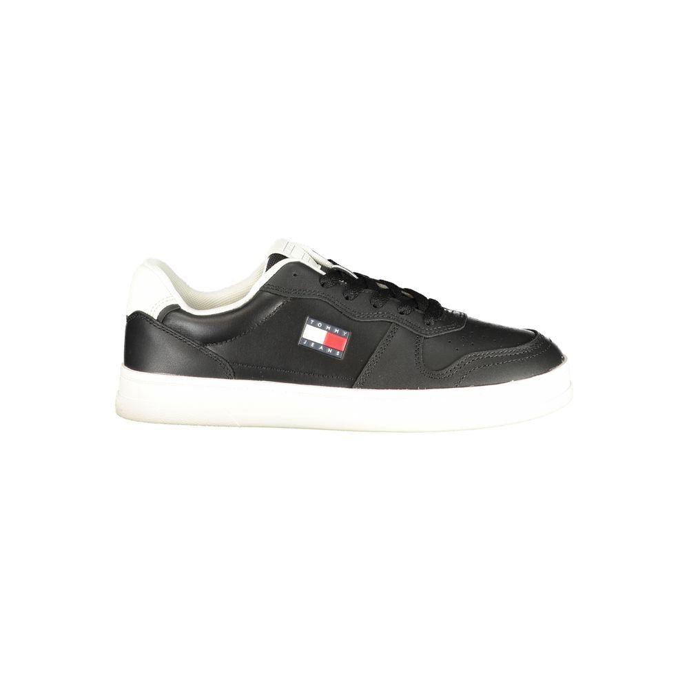 Tommy Hilfiger Black Polyurethane Women Sneaker - HBPS Beauty & Fashion