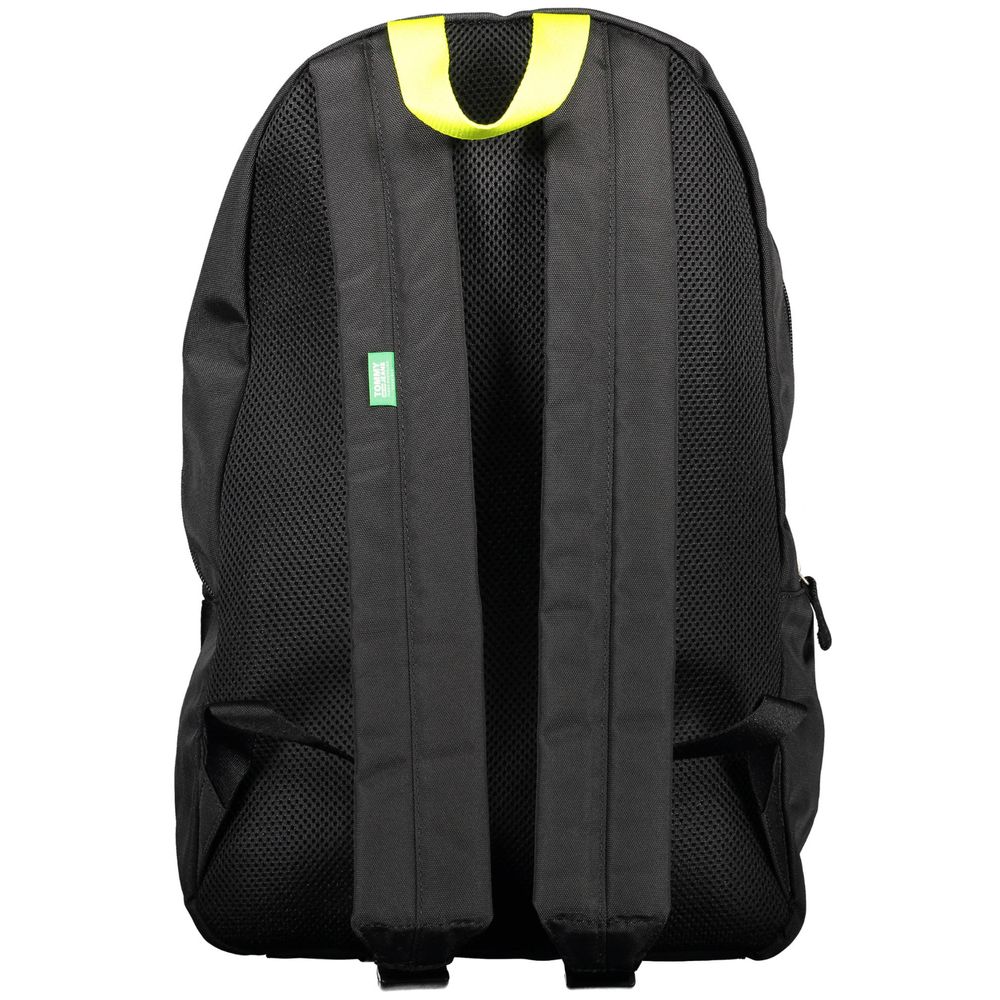 Tommy Hilfiger Black Recycled Polyester Men Backpack - HBPS Beauty & Fashion