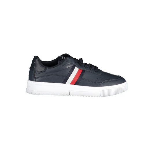 Tommy Hilfiger Blu Leather Men Sneaker - HBPS Beauty & Fashion