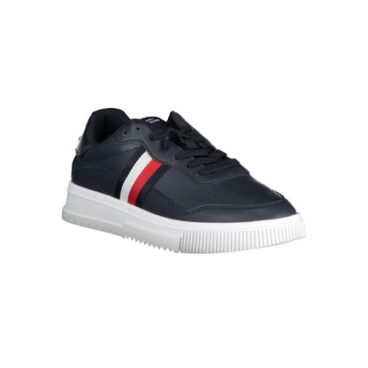 Tommy Hilfiger Blu Leather Men Sneaker - HBPS Beauty & Fashion