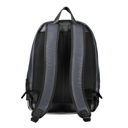 Tommy Hilfiger Blu Polyurethane Men Backpack - HBPS Beauty & Fashion