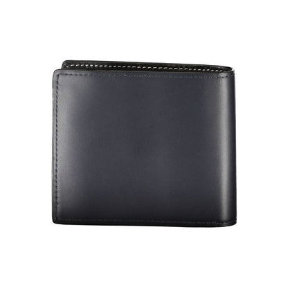 Tommy Hilfiger Blue Leather Men Wallet - HBPS Beauty & Fashion