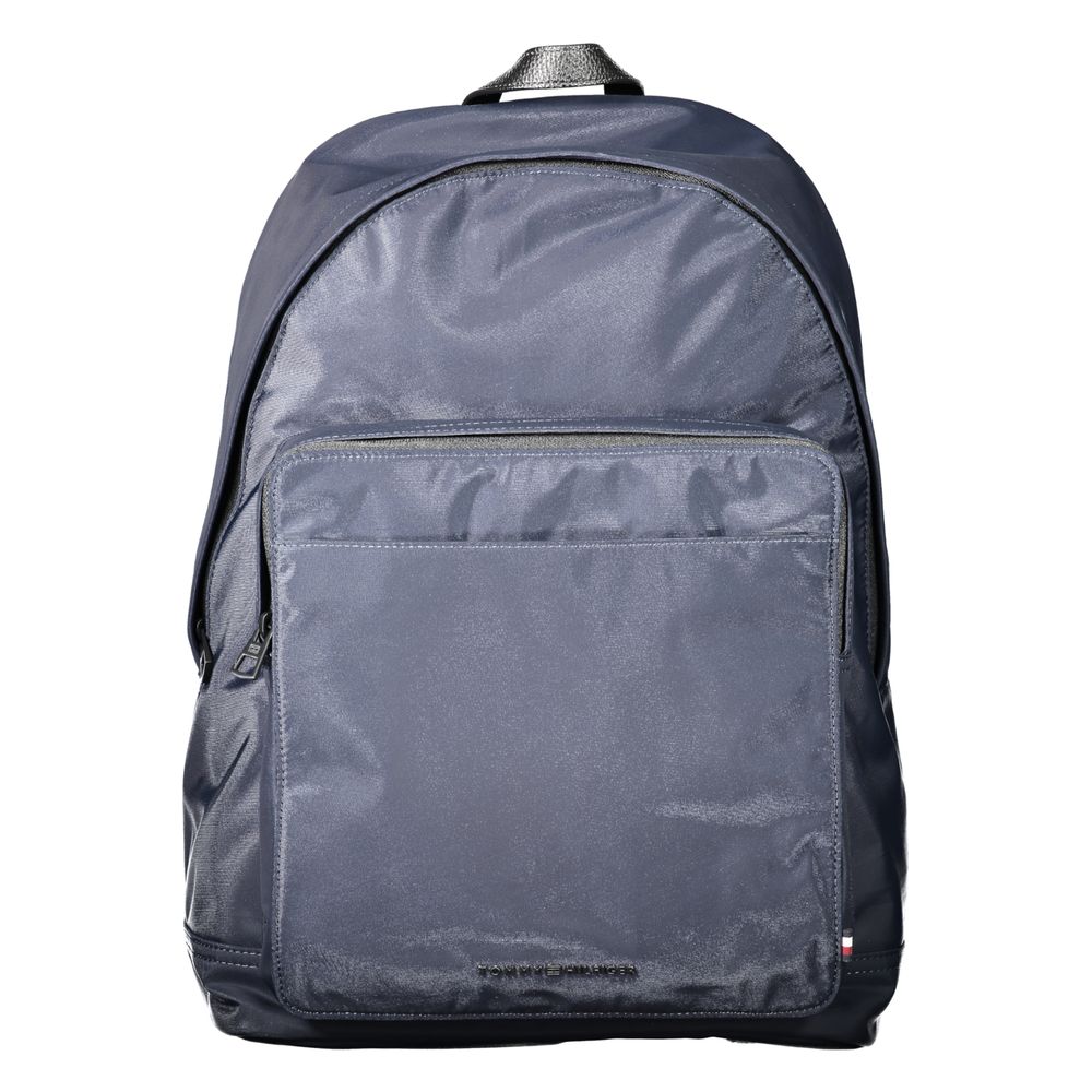 Tommy Hilfiger Blue Polyester Men Backpack - HBPS Beauty & Fashion