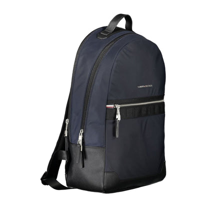 Tommy Hilfiger Blue Polyester Men Backpack - HBPS Beauty & Fashion