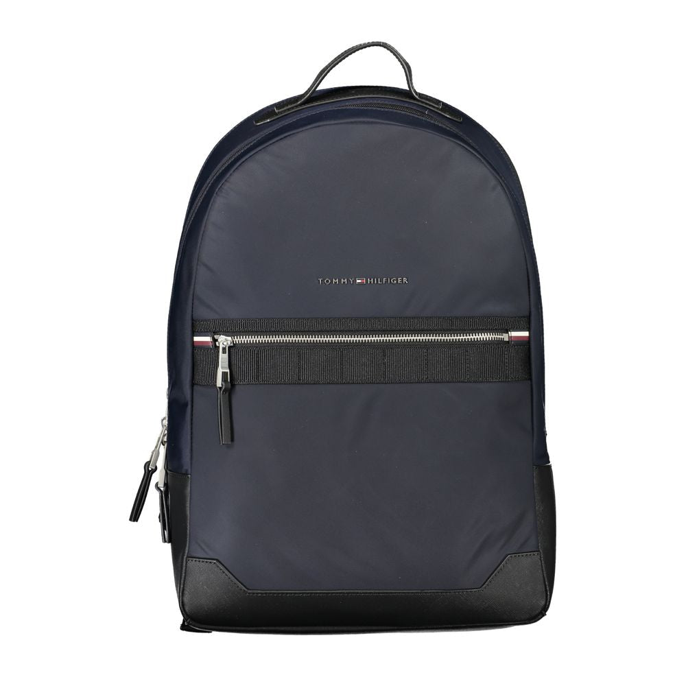 Tommy Hilfiger Blue Polyester Men Backpack - HBPS Beauty & Fashion