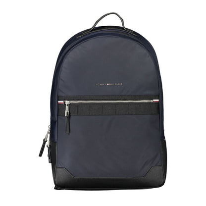 Tommy Hilfiger Blue Polyester Men Backpack - HBPS Beauty & Fashion