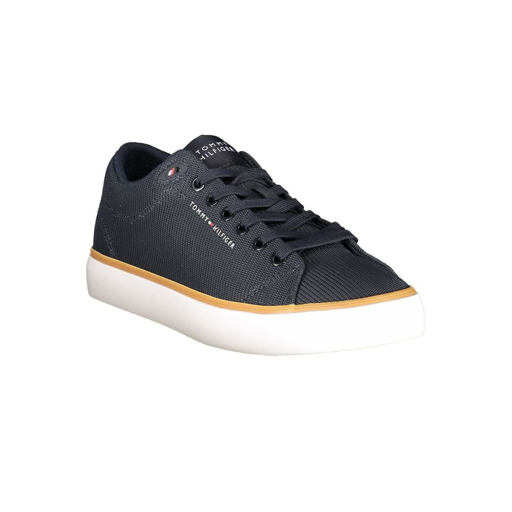 Tommy Hilfiger Blue Polyester Men Sneaker - HBPS Beauty & Fashion