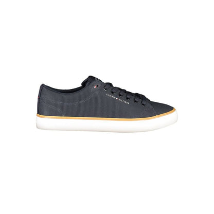 Tommy Hilfiger Blue Polyester Men Sneaker - HBPS Beauty & Fashion