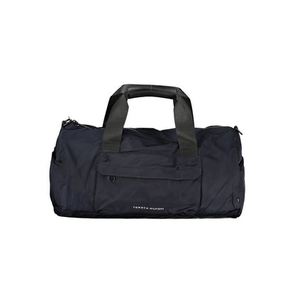 Tommy Hilfiger Blue Polyester Men's Bag with Adjustable Shoulder Strap - HBPS Beauty & Fashion