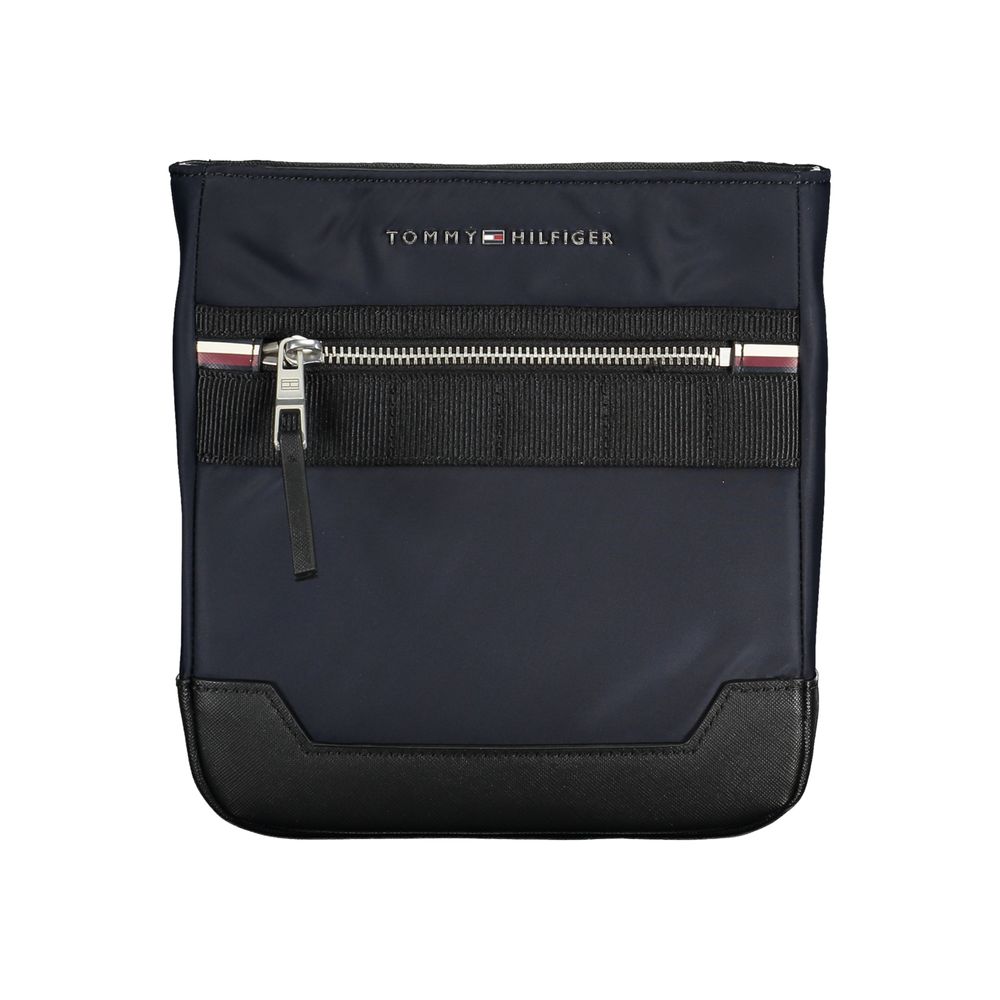 Tommy Hilfiger Blue Polyester Mens Shoulder Bag - HBPS Beauty & Fashion