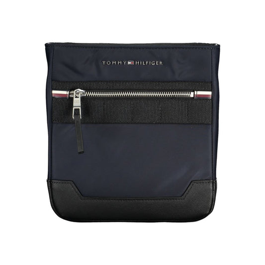 Tommy Hilfiger Blue Polyester Mens Shoulder Bag - HBPS Beauty & Fashion