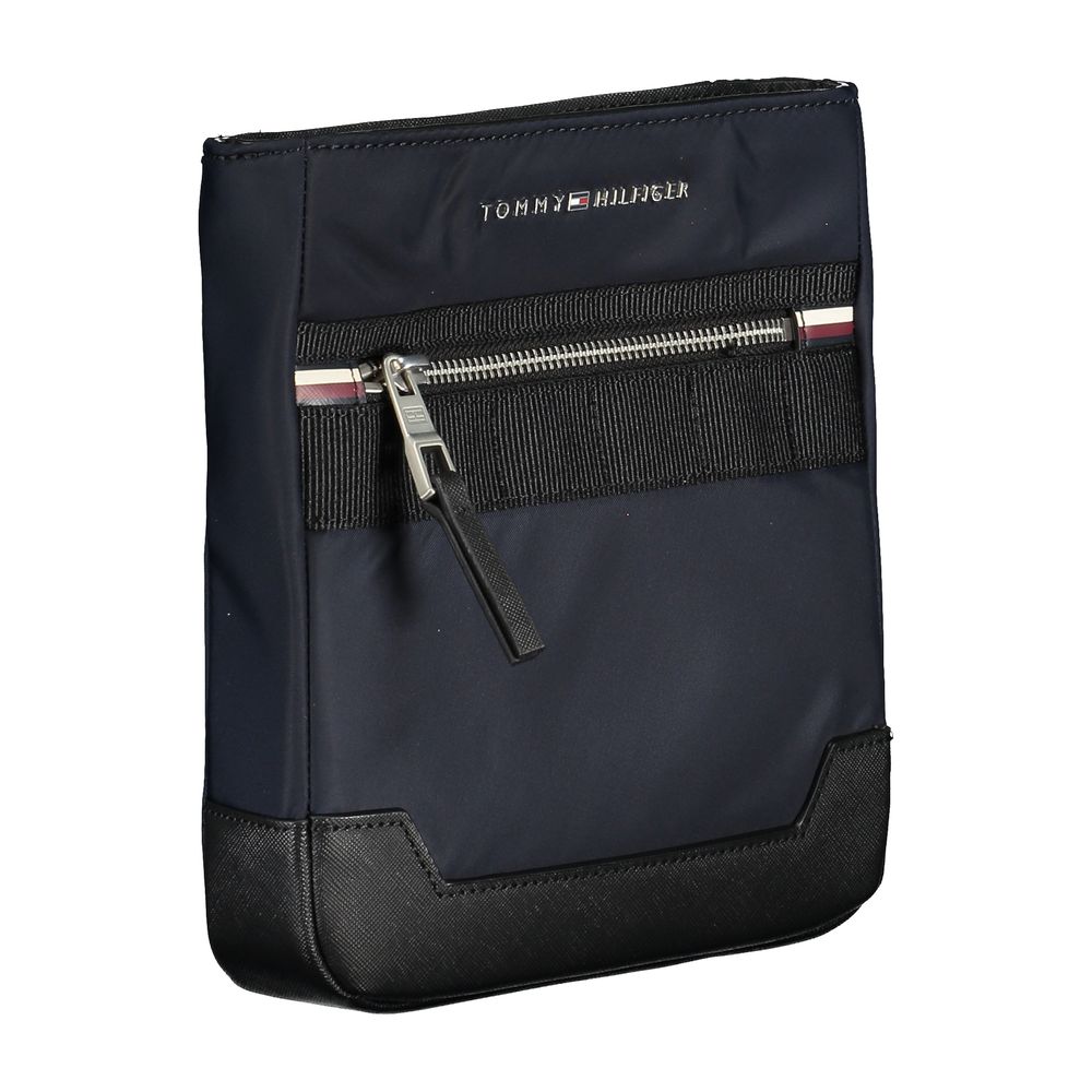 Tommy Hilfiger Blue Polyester Mens Shoulder Bag - HBPS Beauty & Fashion