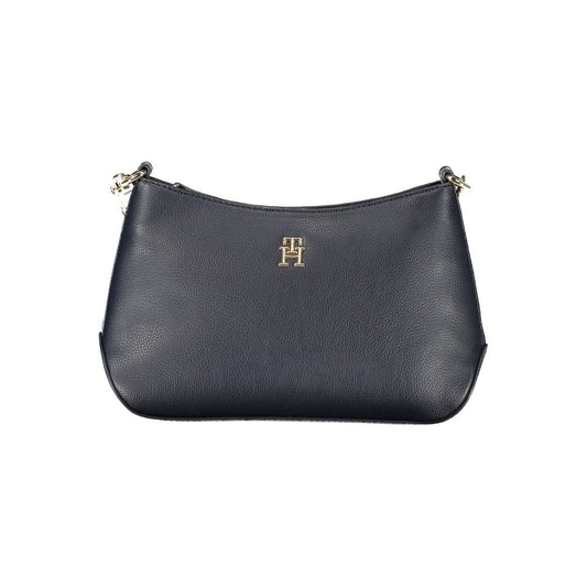 Tommy Hilfiger Blue Polyester Women Shoulder Bag - HBPS Beauty & Fashion