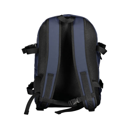 Tommy Hilfiger Blue Polyurethane Men Backpack - HBPS Beauty & Fashion