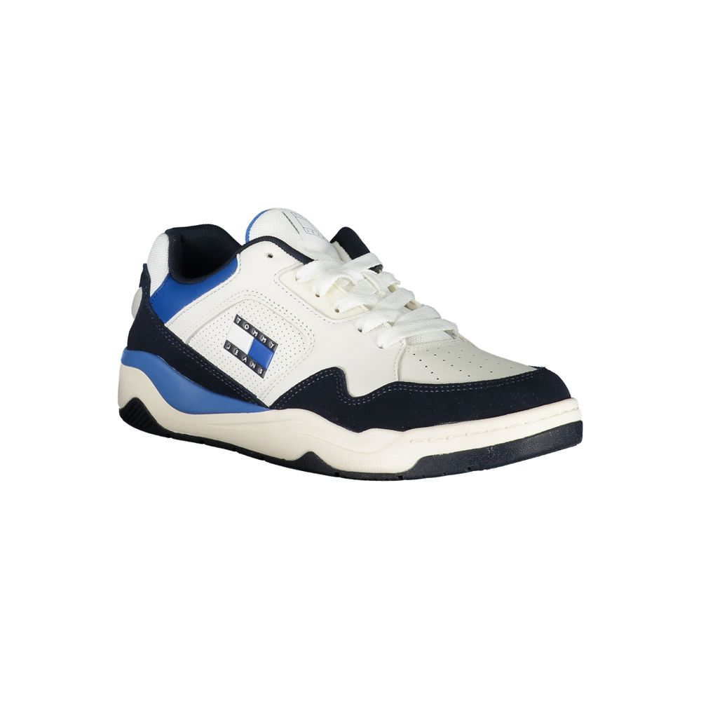 Tommy Hilfiger Blue Polyurethane Men Sneaker - HBPS Beauty & Fashion