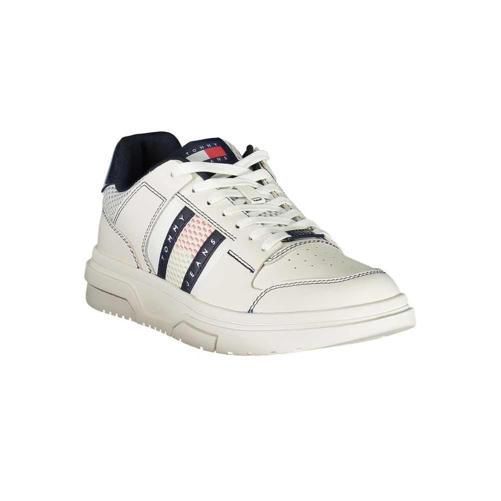 Tommy Hilfiger Blue Polyurethane Men Sneaker - HBPS Beauty & Fashion