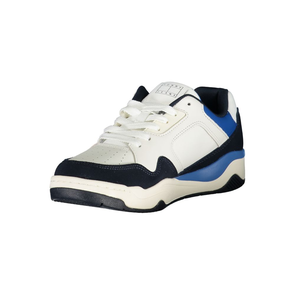 Tommy Hilfiger Blue Polyurethane Men Sneaker - HBPS Beauty & Fashion