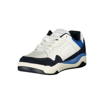 Tommy Hilfiger Blue Polyurethane Men Sneaker - HBPS Beauty & Fashion