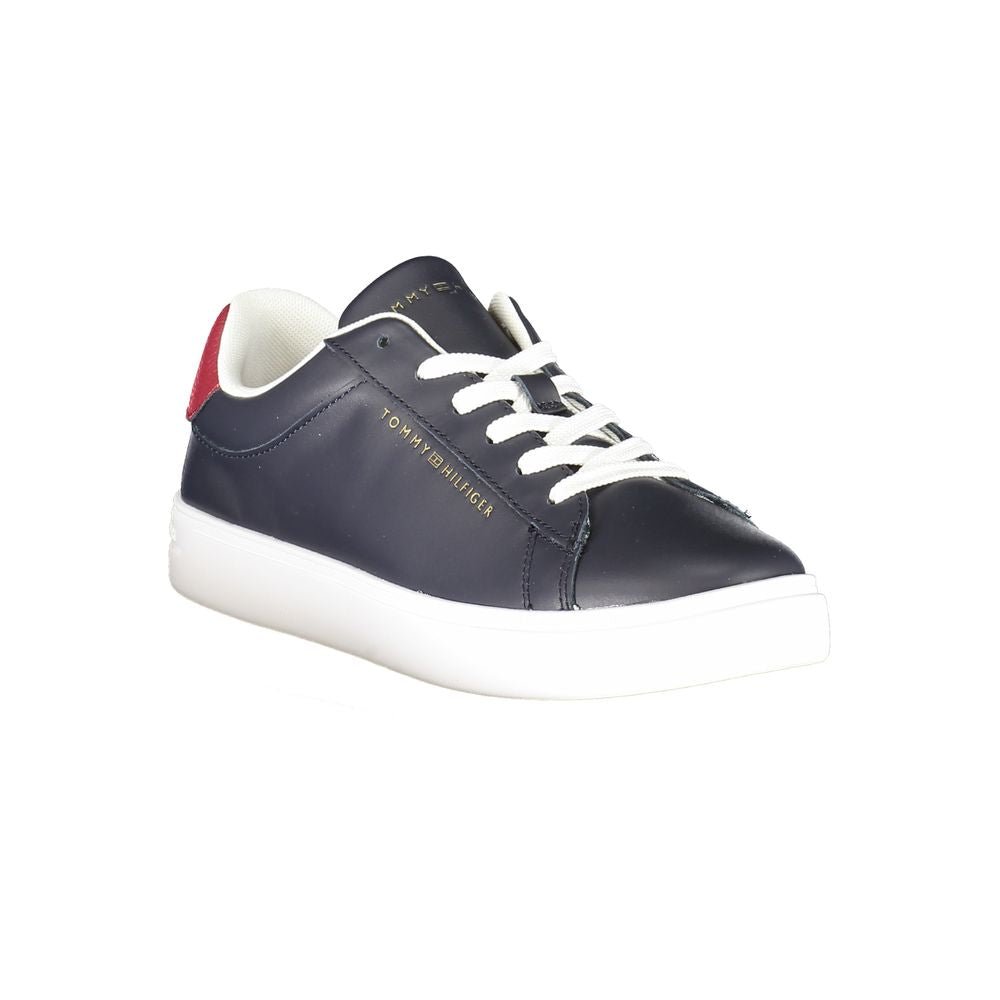 Tommy Hilfiger Blue Polyurethane Women Sneaker - HBPS Beauty & Fashion