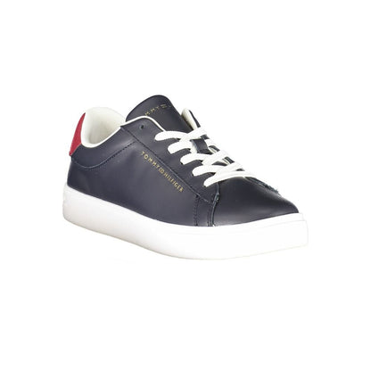 Tommy Hilfiger Blue Polyurethane Women Sneaker - HBPS Beauty & Fashion