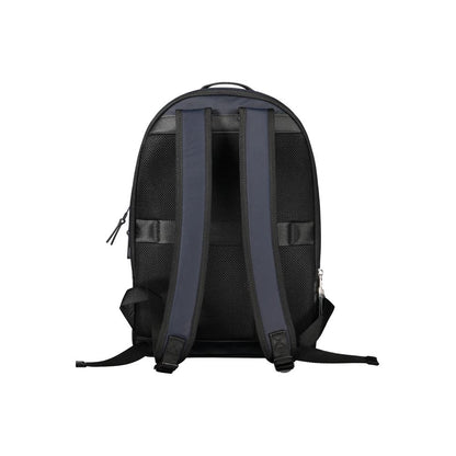 Tommy Hilfiger Blue Recycled Polyester Men Backpack - HBPS Beauty & Fashion