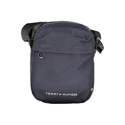 Tommy Hilfiger Blue Recycled Polyester Men Shoulder Bag - HBPS Beauty & Fashion