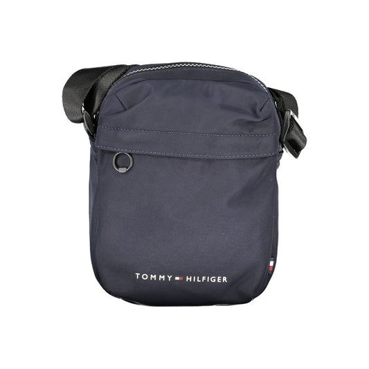 Tommy Hilfiger Blue Recycled Polyester Men Shoulder Bag - HBPS Beauty & Fashion