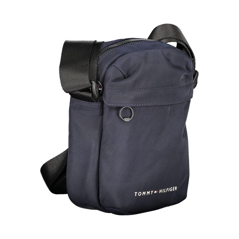 Tommy Hilfiger Blue Recycled Polyester Men Shoulder Bag - HBPS Beauty & Fashion