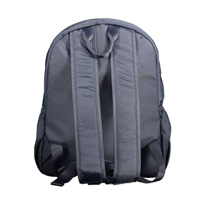 Tommy Hilfiger Blue Recycled Polyester Men's Backpack - HBPS Beauty & Fashion