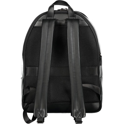 Tommy Hilfiger Nero Polyurethane Men Backpack - HBPS Beauty & Fashion