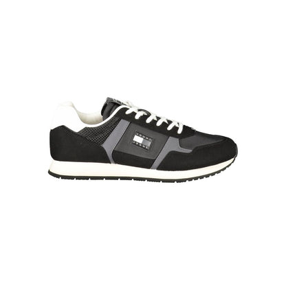 Tommy Hilfiger Nero Polyurethane Men Sneaker - HBPS Beauty & Fashion