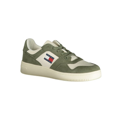 Tommy Hilfiger Verde Leather Men Sneaker - HBPS Beauty & Fashion
