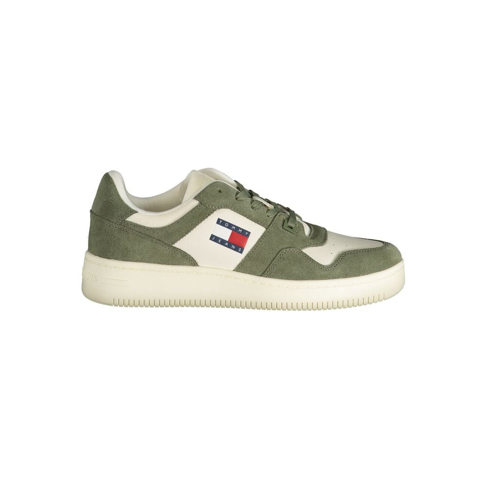 Tommy Hilfiger Verde Leather Men Sneaker - HBPS Beauty & Fashion