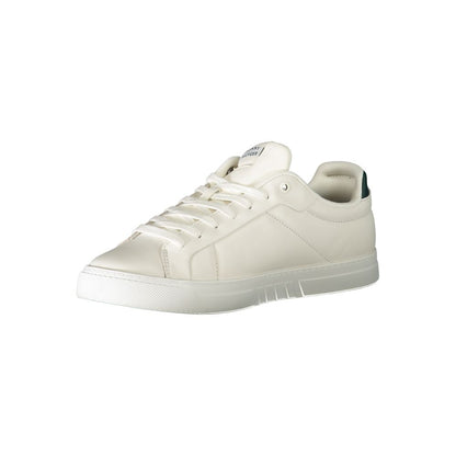 Tommy Hilfiger White Leather Men Sneaker - HBPS Beauty & Fashion