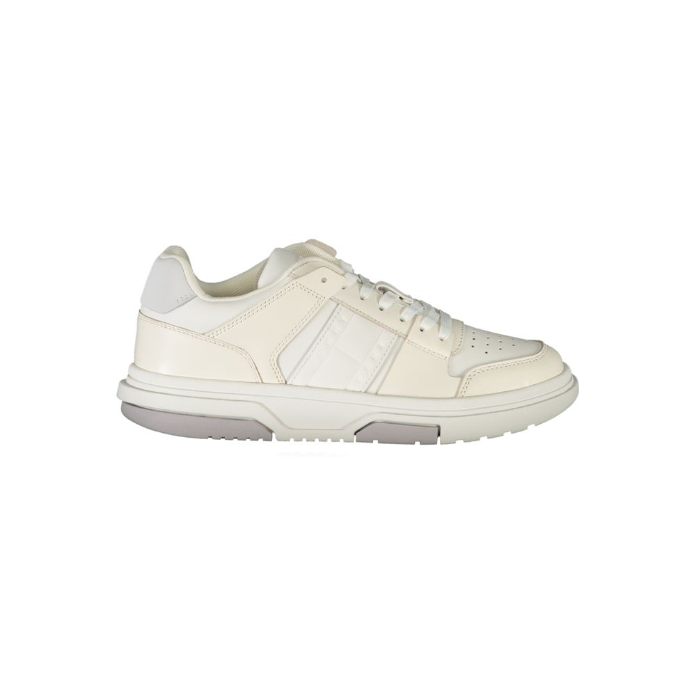 Tommy Hilfiger White Leather Women Sneaker - HBPS Beauty & Fashion