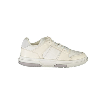 Tommy Hilfiger White Leather Women Sneaker - HBPS Beauty & Fashion
