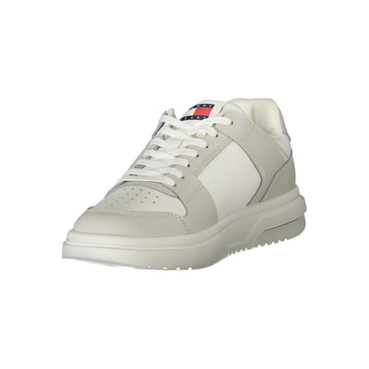 Tommy Hilfiger White Leather Women Sneaker - HBPS Beauty & Fashion