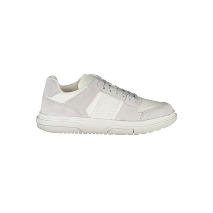 Tommy Hilfiger White Polyurethane Men Sneaker - HBPS Beauty & Fashion