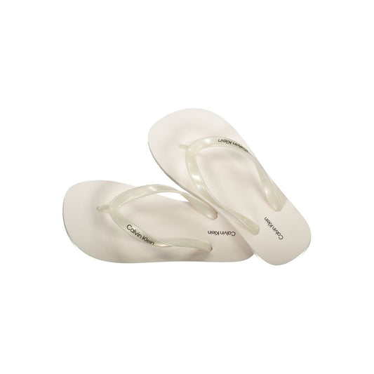 Tongs Femme Calvin Klein Blanc – Authentique | HBPS Fashion - HBPS Beauty & Fashion