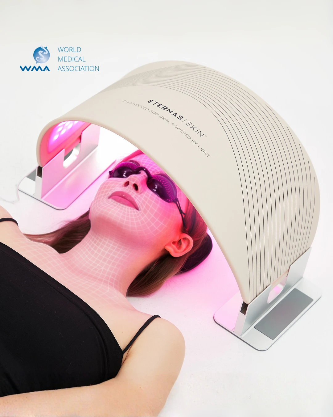 Lampe LED Anti-âge avancée- Thérapie Photodynamique (PDT) by Eternas