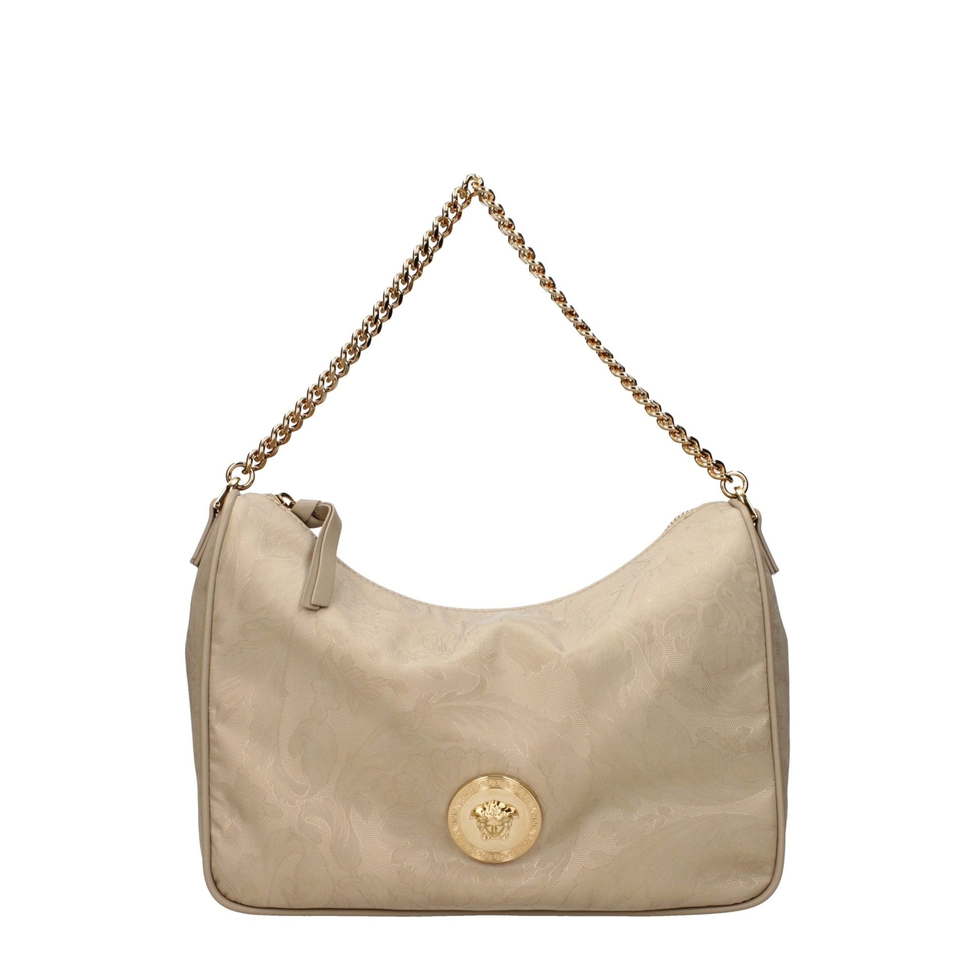 Versace Beige Fabric Handbag - HBPS Beauty & Fashion