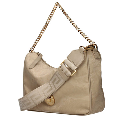 Versace Beige Fabric Handbag - HBPS Beauty & Fashion