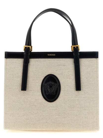 Versace Beige Leather Tote Bag - HBPS Beauty & Fashion