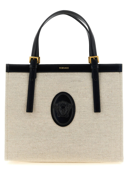 Versace Beige Leather Tote Bag - HBPS Beauty & Fashion
