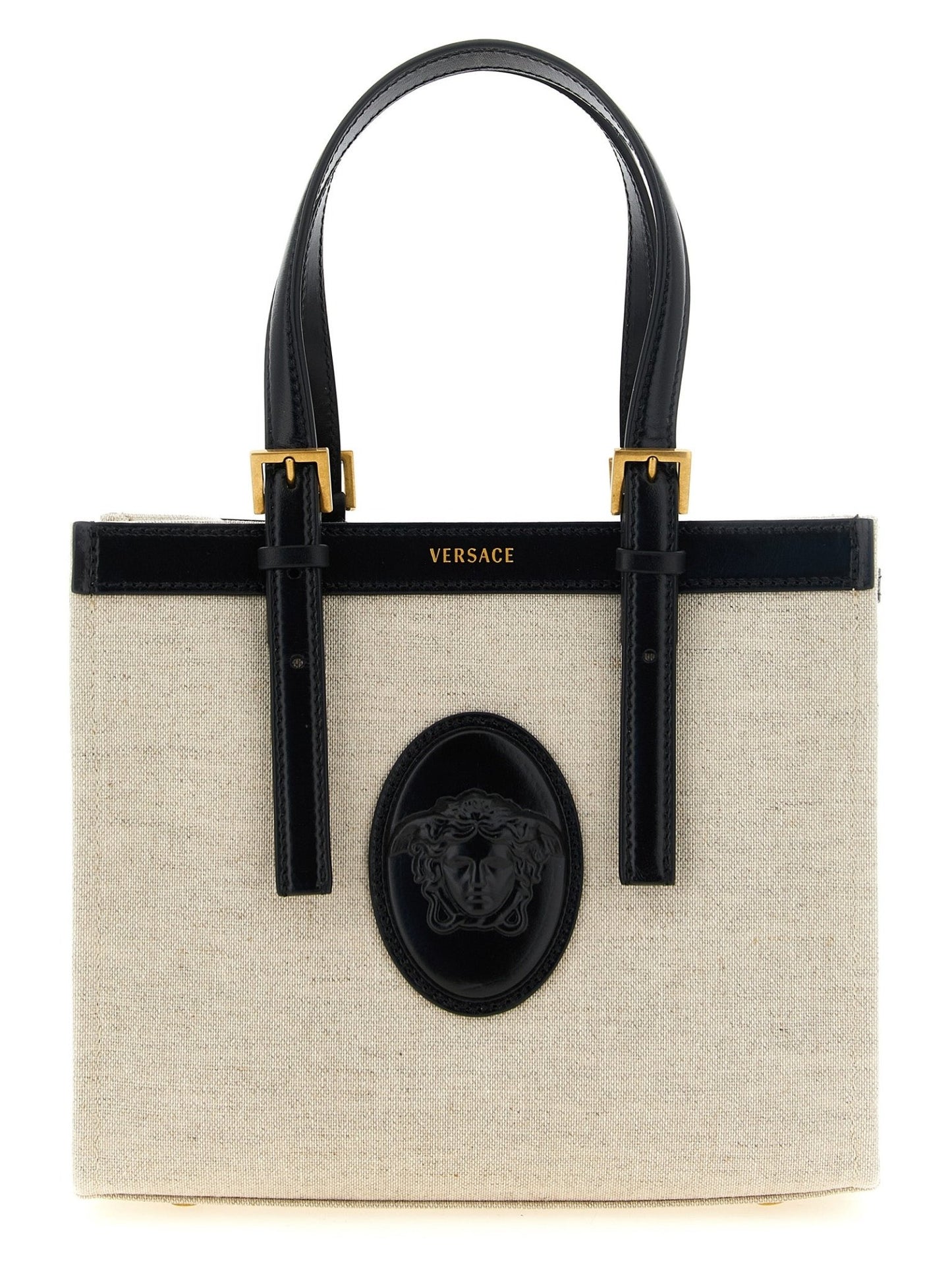 Versace Beige Linen Tote Bag - HBPS Beauty & Fashion