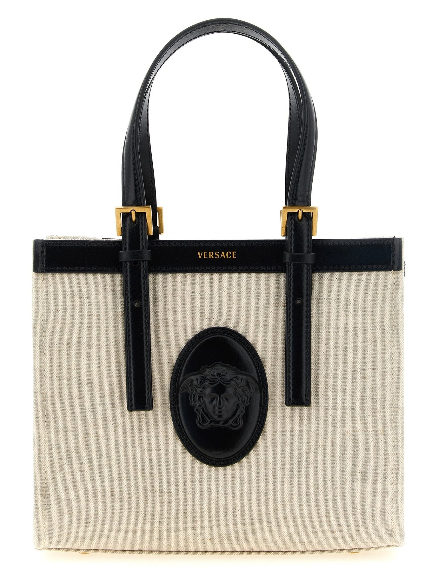 Versace Beige Linen Tote Bag - HBPS Beauty & Fashion